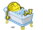 Badewanne Smilies (22) Smiley – Badewanne